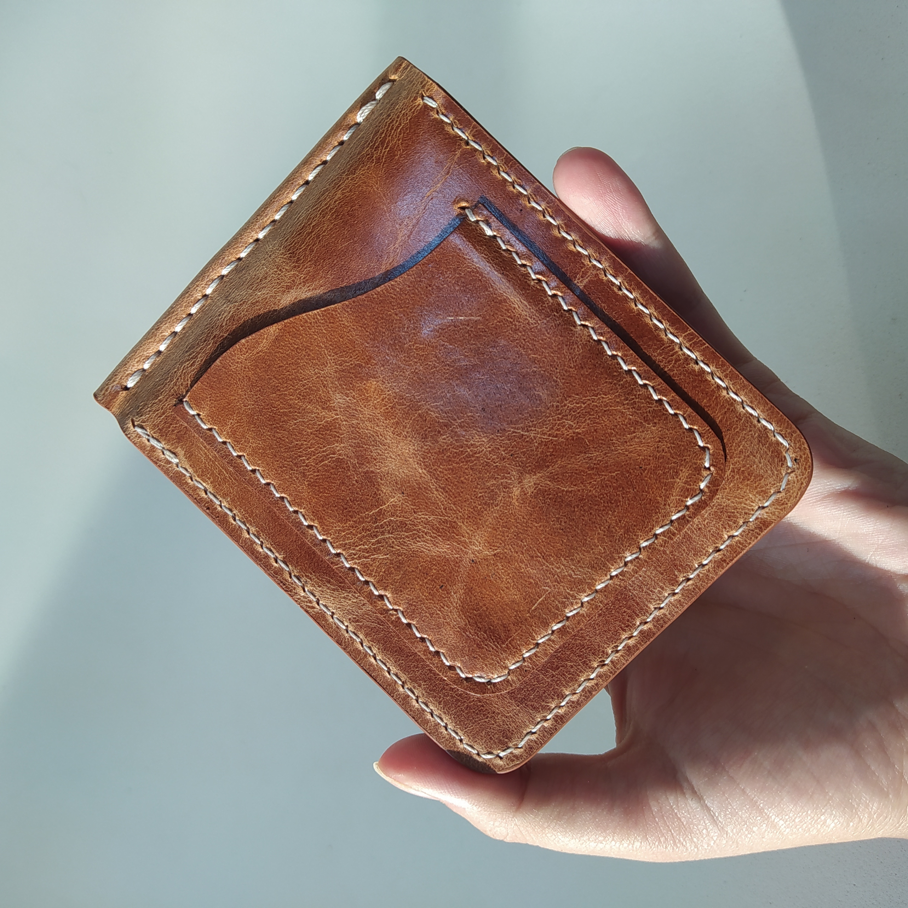 کیف پول مردانه مدل جیبی با گیره دلار گیر